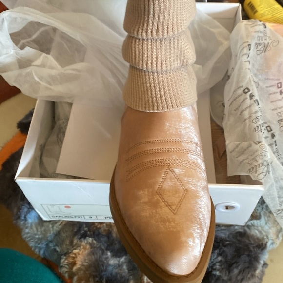 🎅Holiday Sale🎅 Darling Slouchy Mini🤠Cowboy Boots Blush/Pink NIB - Picture 15 of 15